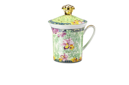 Versace Versace D.V. Floralia 30 Years Anniversary lidded mug front view