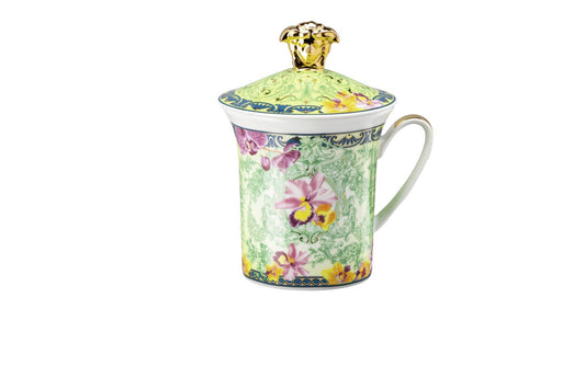 Versace Versace D.V. Floralia 30 Years Anniversary lidded mug front view