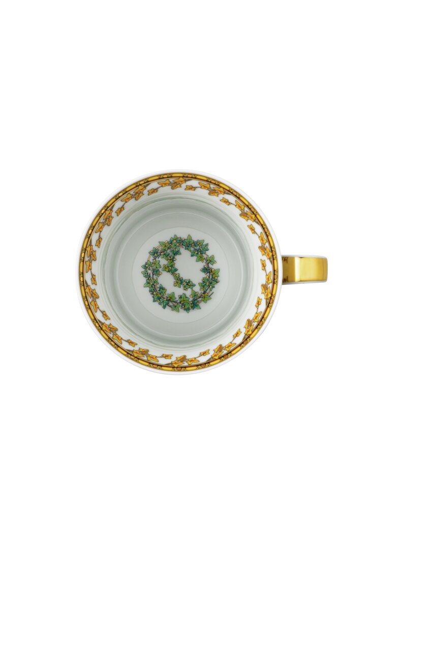 Versace Versace Gold Ivy 30 Years Anniversary mug interior top detail