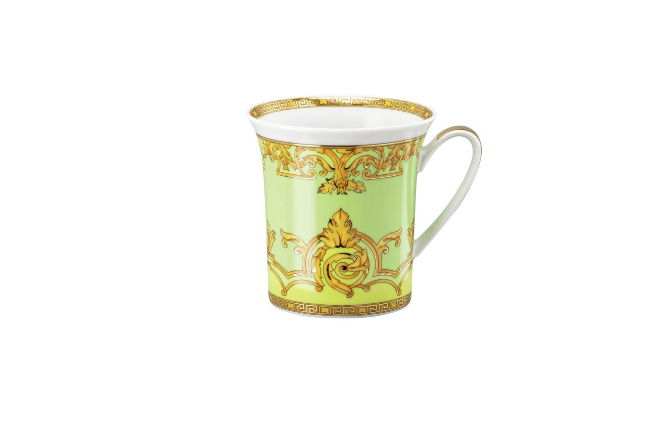 Versace Versace Green Floralia 30 Years Anniversary open mug front view