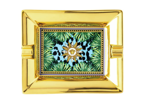 Versace Jungle Animalier Ashtray 16 cm – front view
