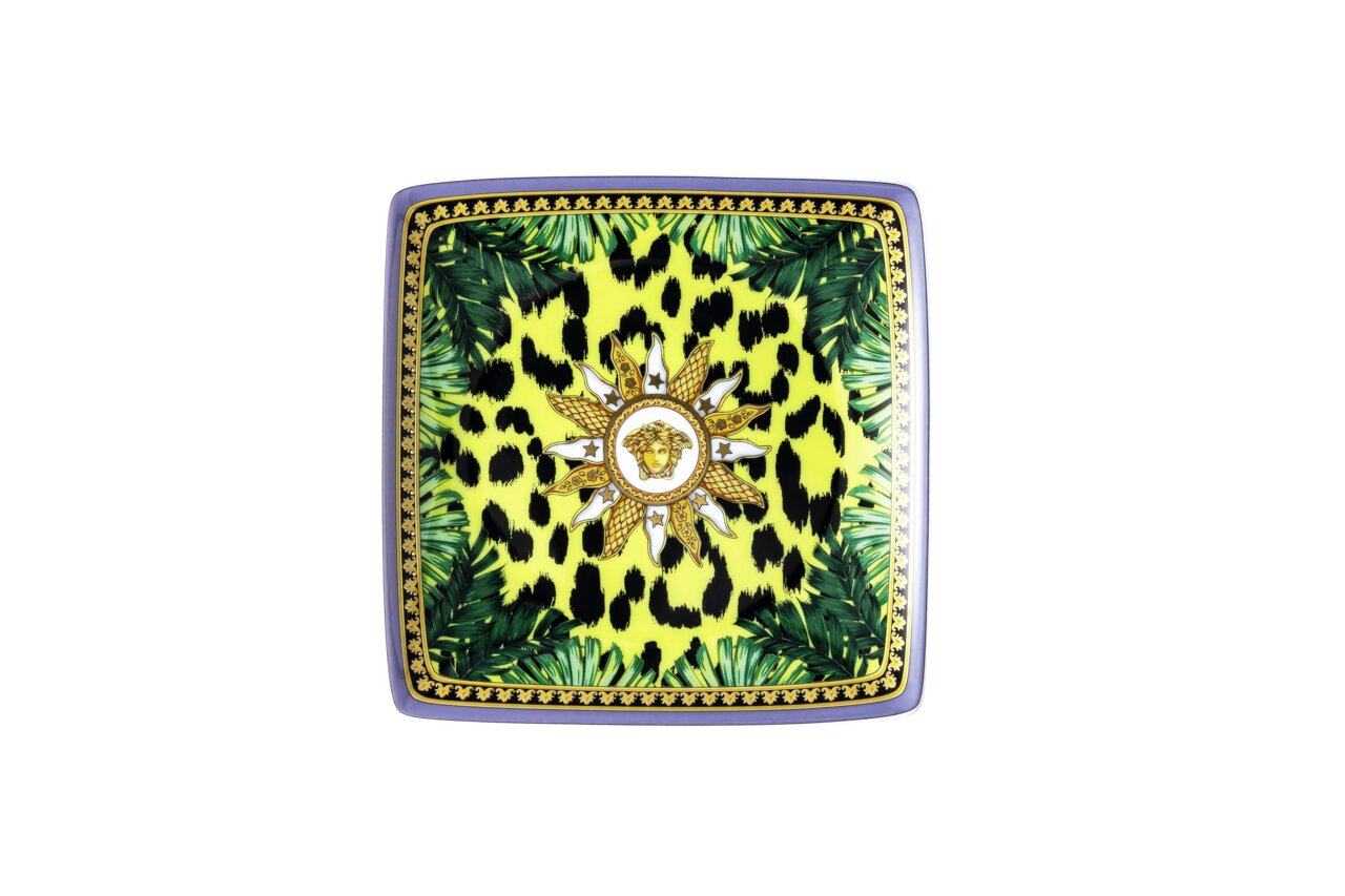 Versace Jungle Animalier Bowl 12 cm sq. flat – front view