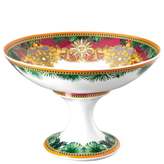 Versace Jungle Animalier Bowl 35 cm with foot – front view