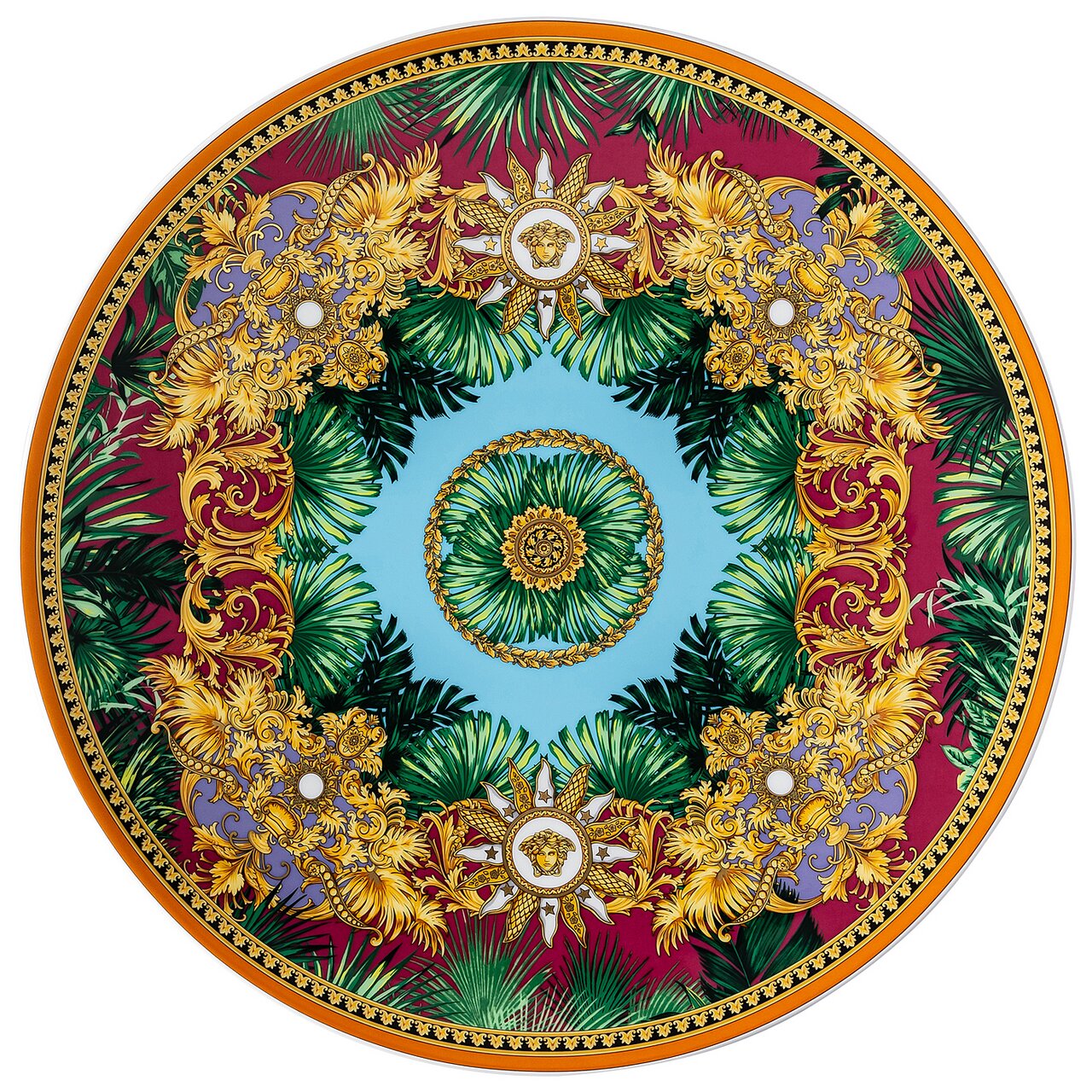 Versace Jungle Animalier Service Plate 33 cm – front view
