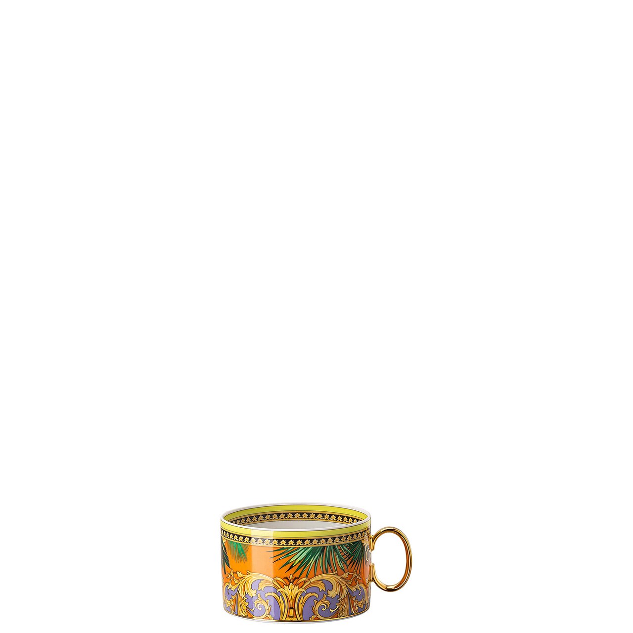 Versace Jungle Animal.Yellow Cup/Saucer 4 low – detail view