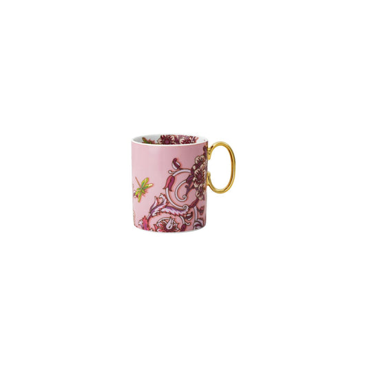 Versace Le Jardin Pink Porcelain Mug by Rosenthal meets Versace – front product view