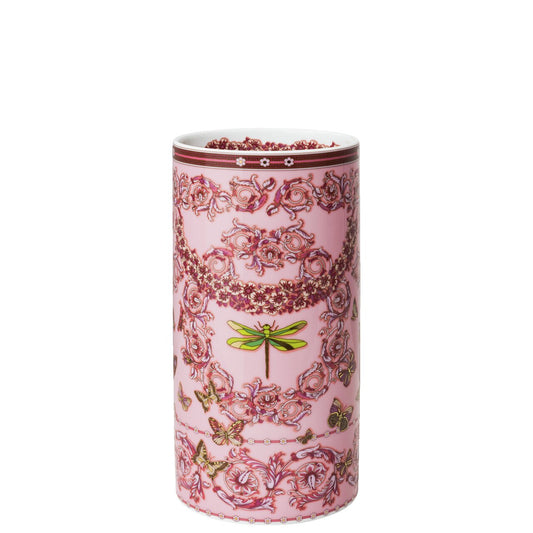 Versace Le Jardin Pink Vase 24 cm by Rosenthal meets Versace – front product view