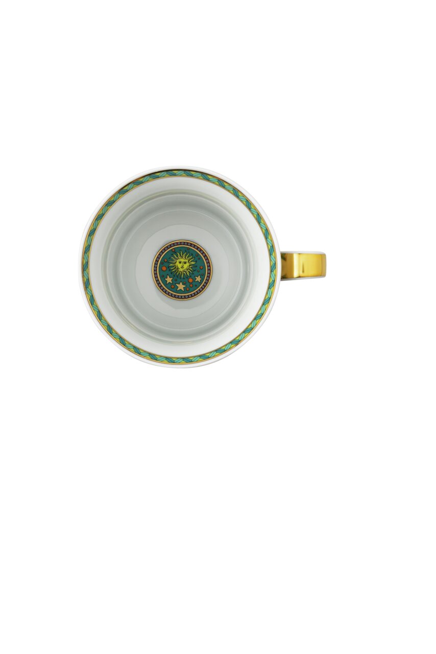 Versace Versace Le Roi Soleil 30 Years Anniversary mug interior top detail