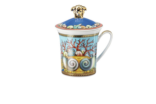 Versace Versace Les Tresors de la Me 30 Years Anniversary lidded mug front view