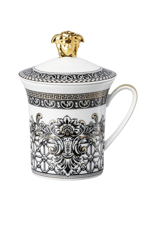 Versace Versace Marqueterie 30 Years Anniversary lidded mug front view