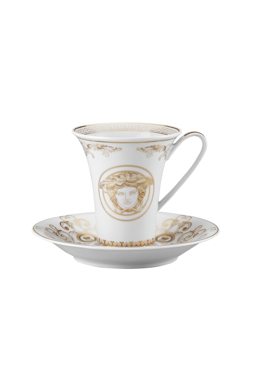 Versace Medusa Gala Cup/Saucer 4 tall – front view