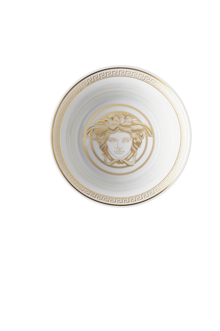 Versace Medusa Gala Fruit Dish – top view