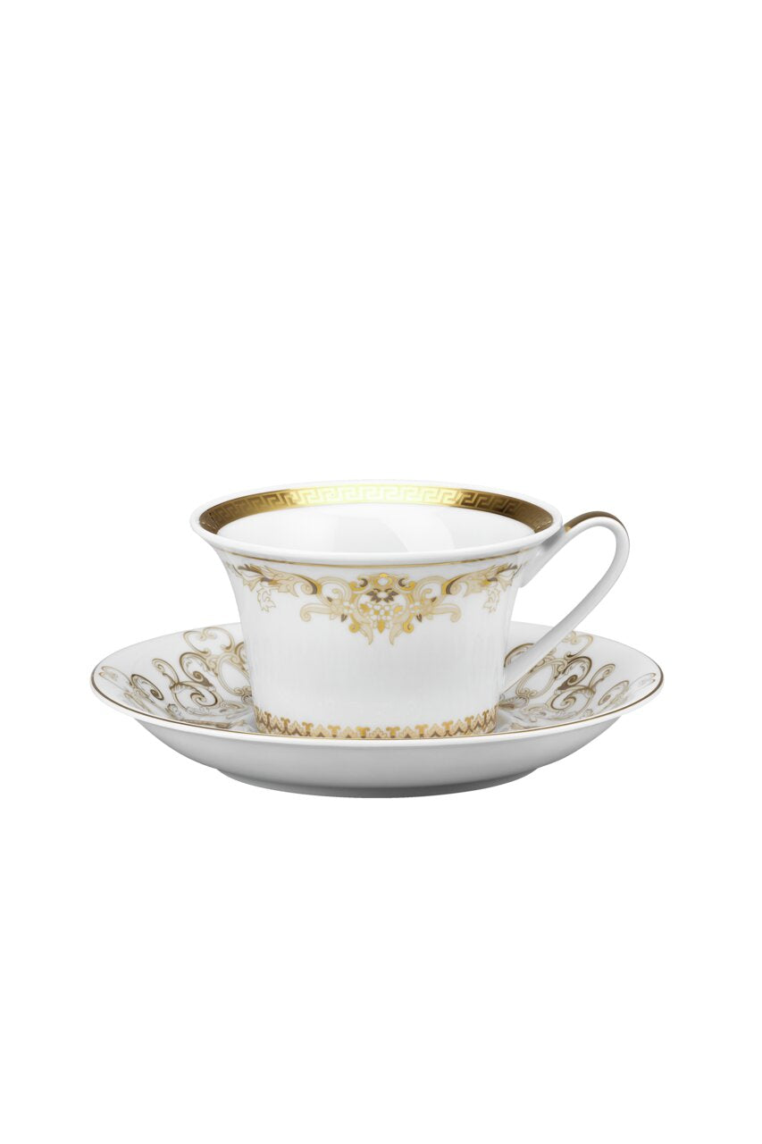 Versace Medusa Gala Gold Cup/Saucer 4 low – front view