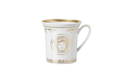 Versace Medusa Gala Gold Mug with handle – front view