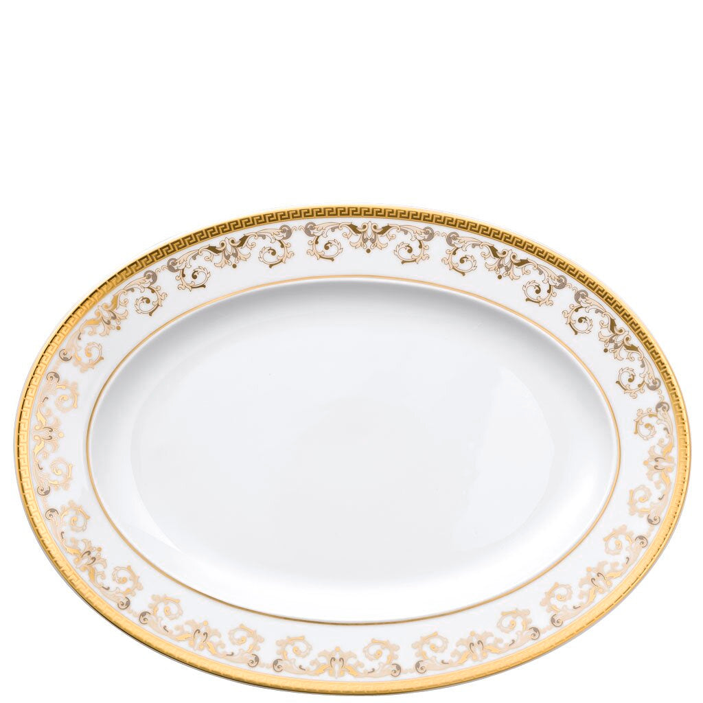 Versace Medusa Gala Gold Platter 34 cm – front view