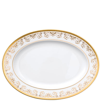 Versace Medusa Gala Gold Platter 34 cm – front view