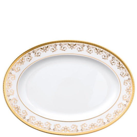 Versace Medusa Gala Gold Platter 34 cm – front view