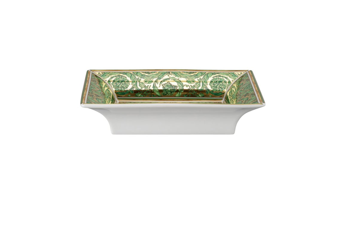Versace Medusa Garland Green Dish 18 cm