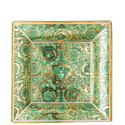 Versace Medusa Garland Green Dish 28 cm