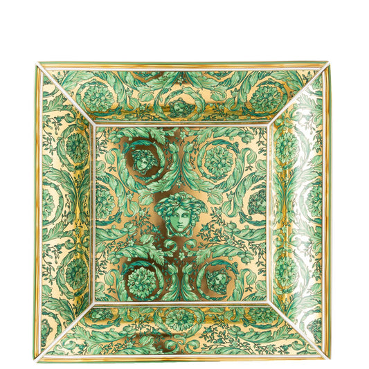 Versace Medusa Garland Green Dish 28 cm