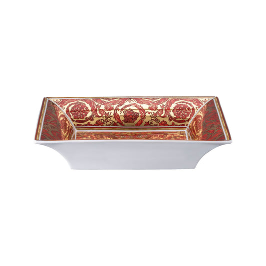 Versace Medusa Garland Red Dish 18 cm