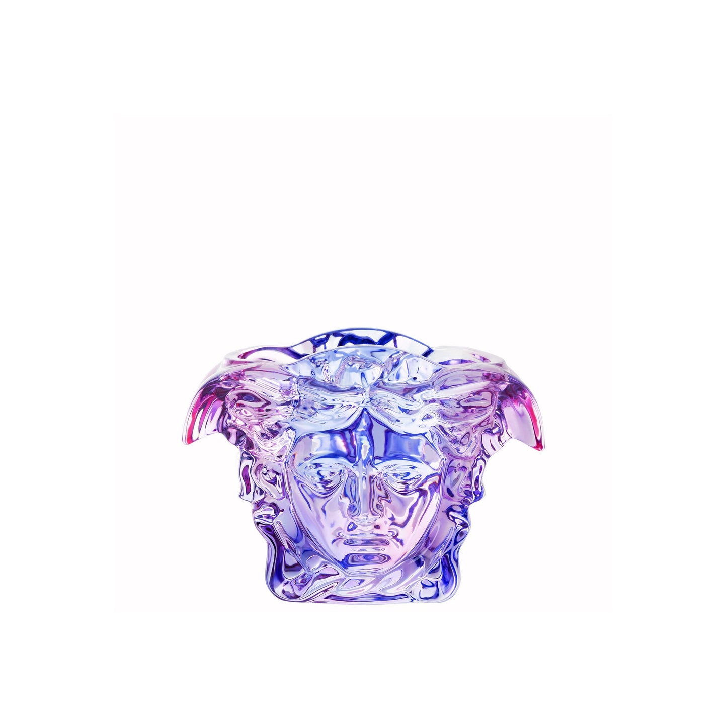 Versace Medusa Grande Pink-Blue Vase 19 cm