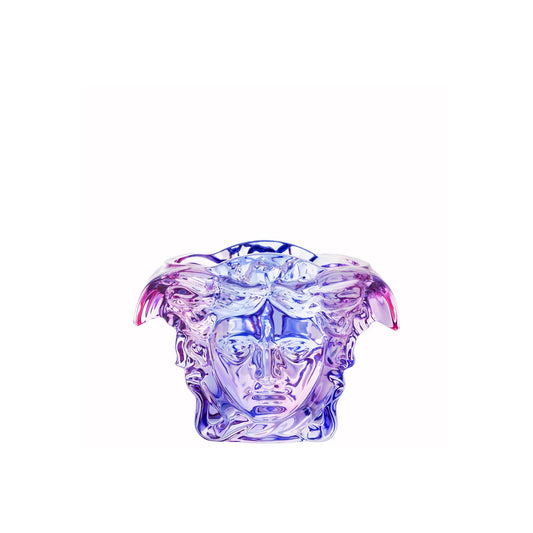 Versace Medusa Grande Pink-Blue Vase 19 cm