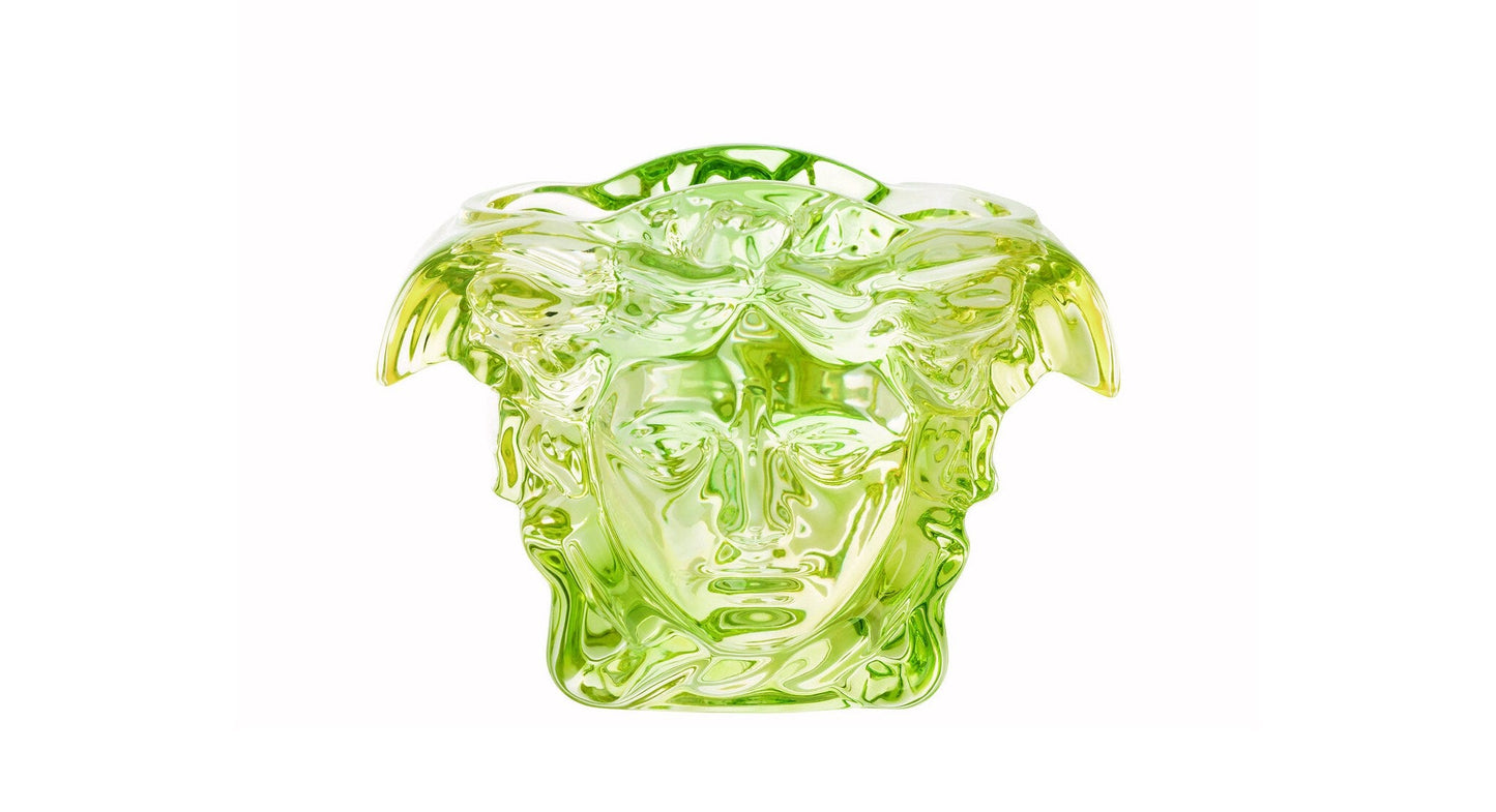 Versace Medusa Grande Yellow-Green Vase 19 cm