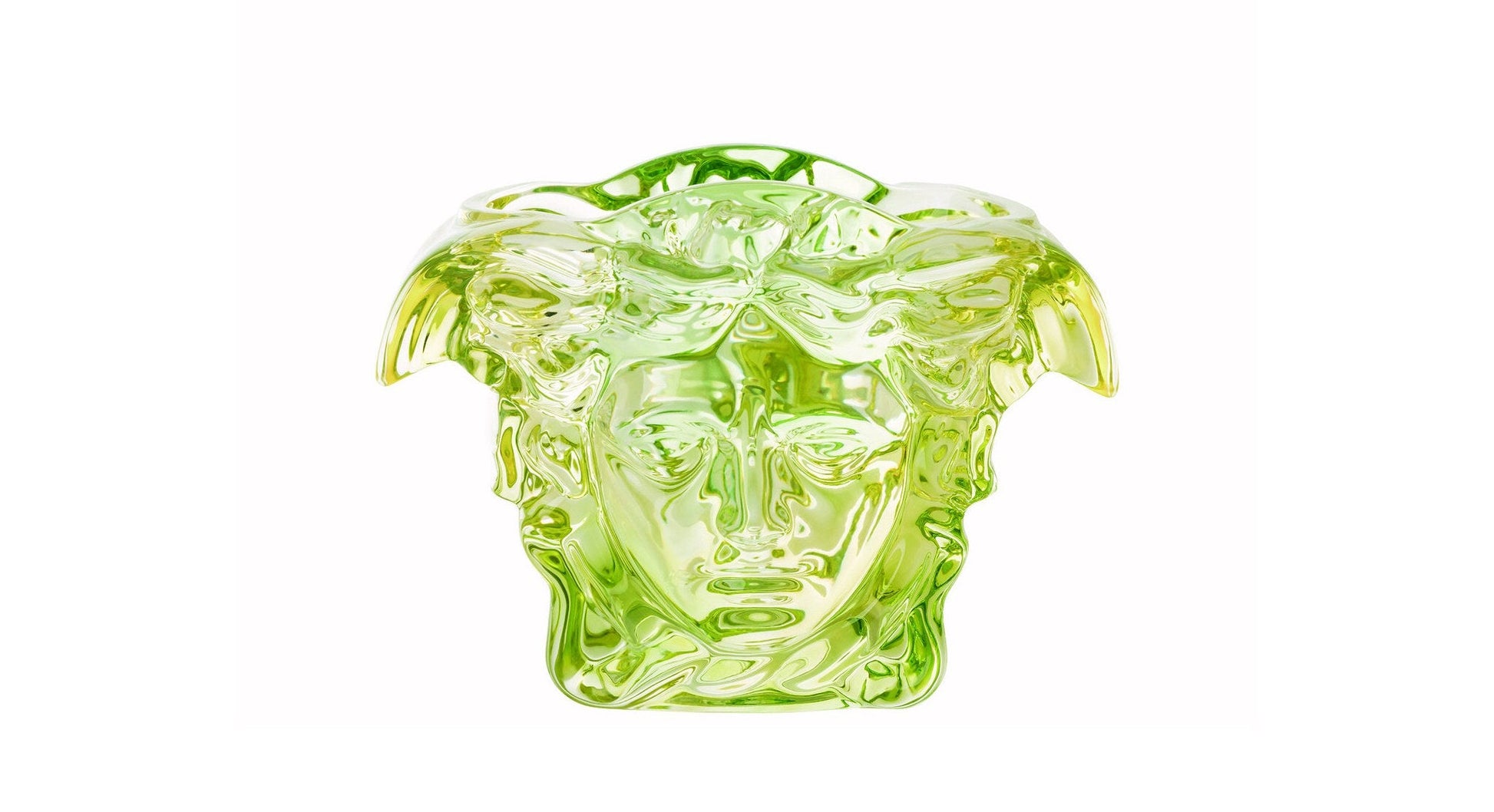 Versace Medusa Grande Yellow-Green Vase 19 cm