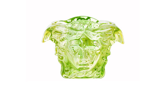 Versace Medusa Grande Yellow-Green Vase 19 cm