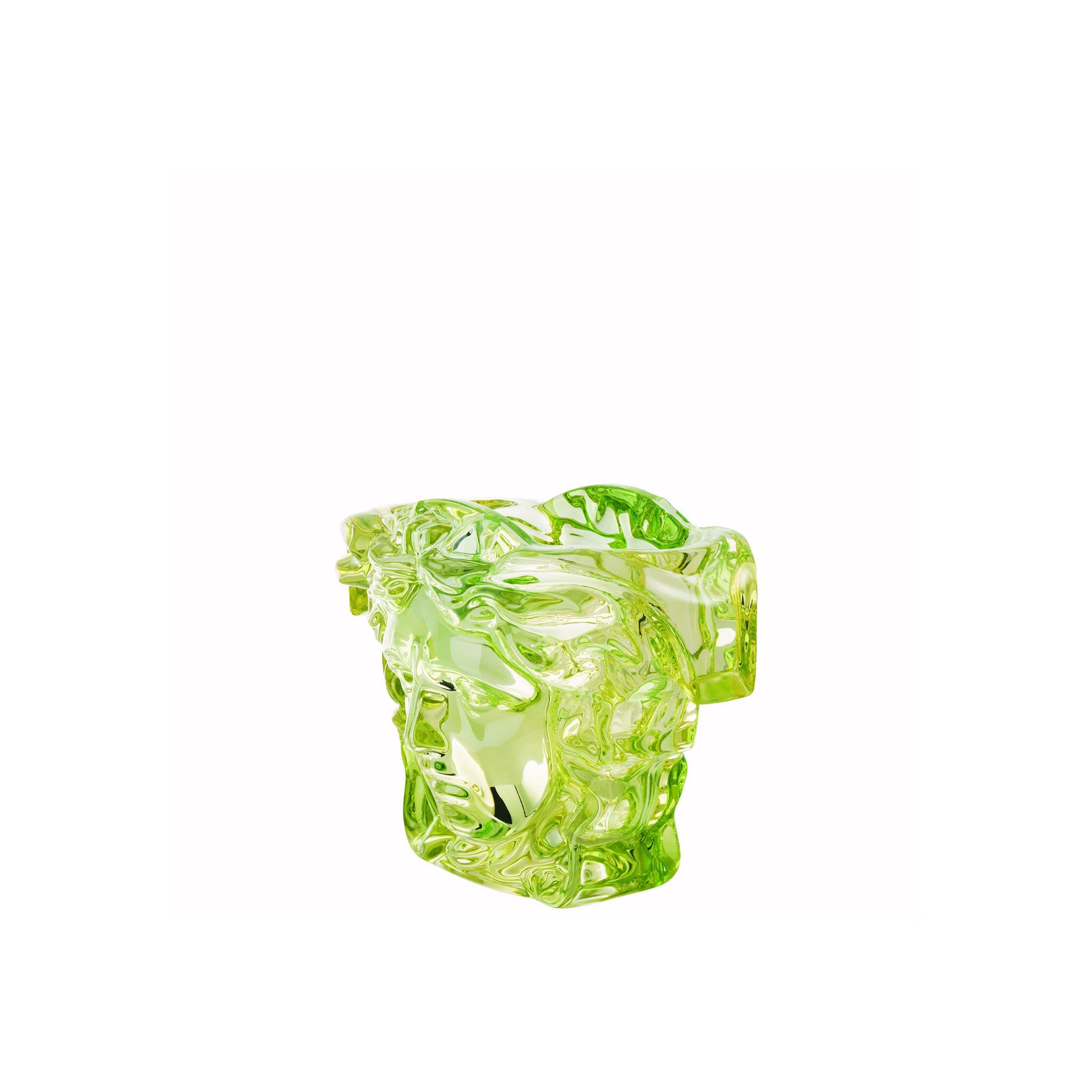 Versace Medusa Grande Yellow-Green Vase 19 cm