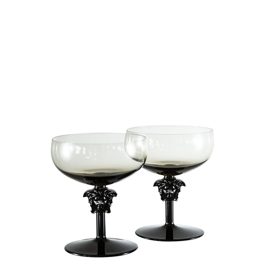 Versace Medusa Lumière 2nd Edition Haze Champagne Coupes Set of 2 – product view