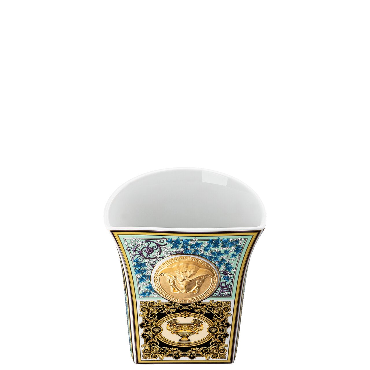 Versace Medusa Madness Barocco Mosaic Vase – 18 cm – reverse view