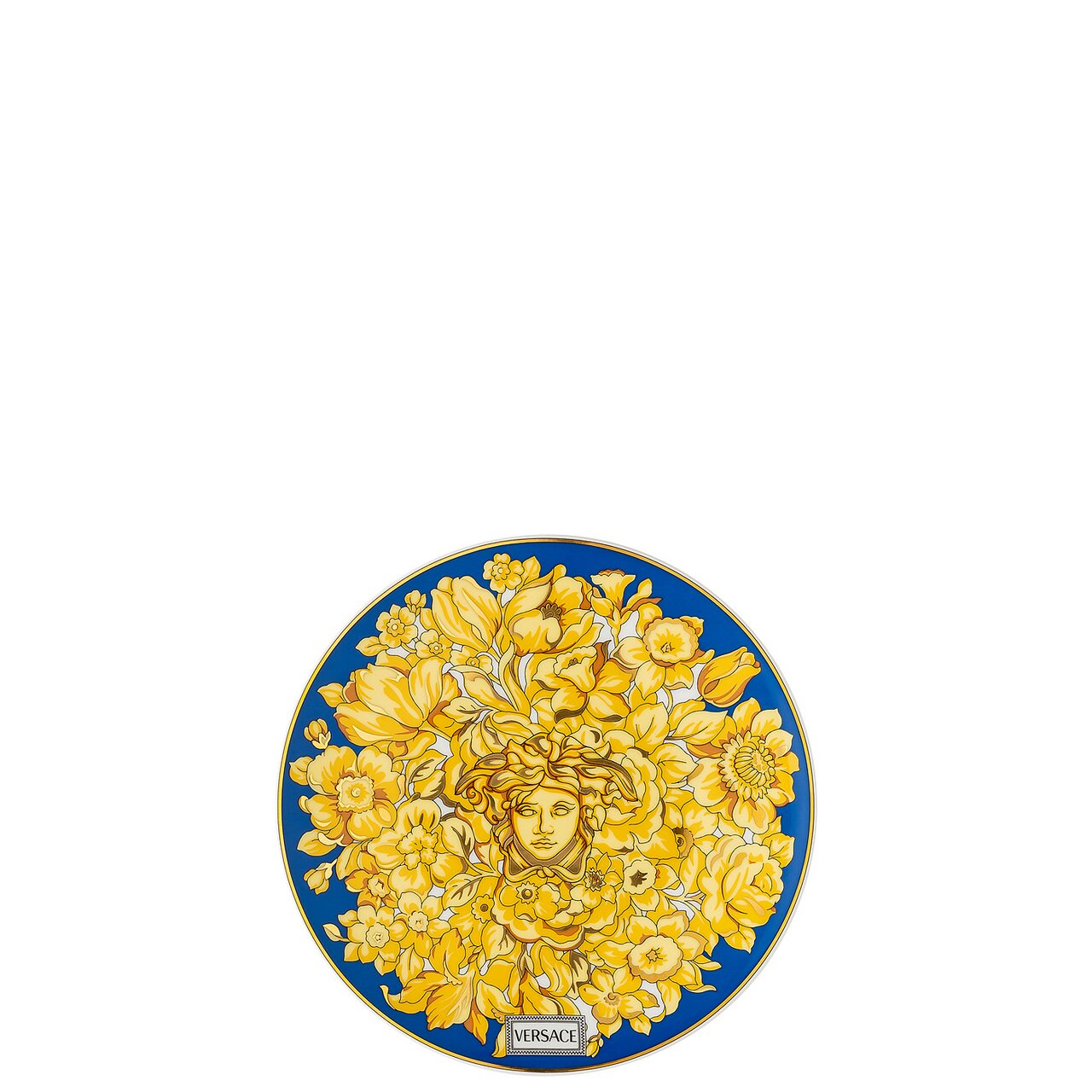 Versace Medusa Rhapsody Blue Plate 17 cm – top view