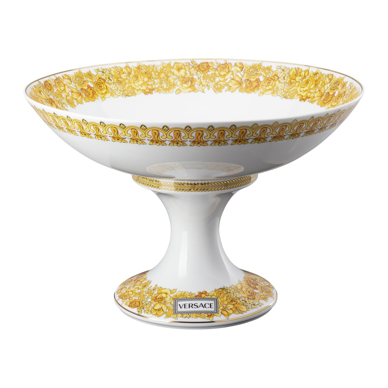 Versace Medusa Rhapsody Bowl 35 cm with foot – front view
