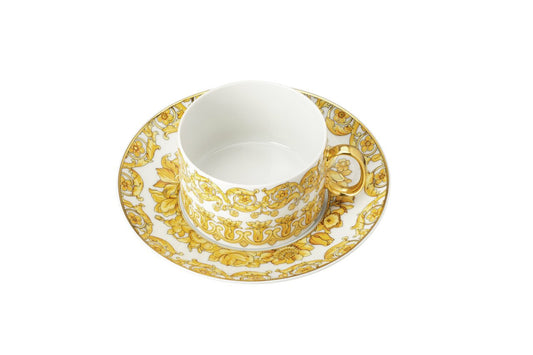Versace Medusa Rhapsody Cup/Saucer 4 low – saucer detail