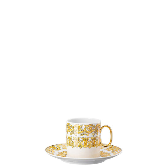 Versace Medusa Rhapsody Cup/Saucer 4 tall – front view