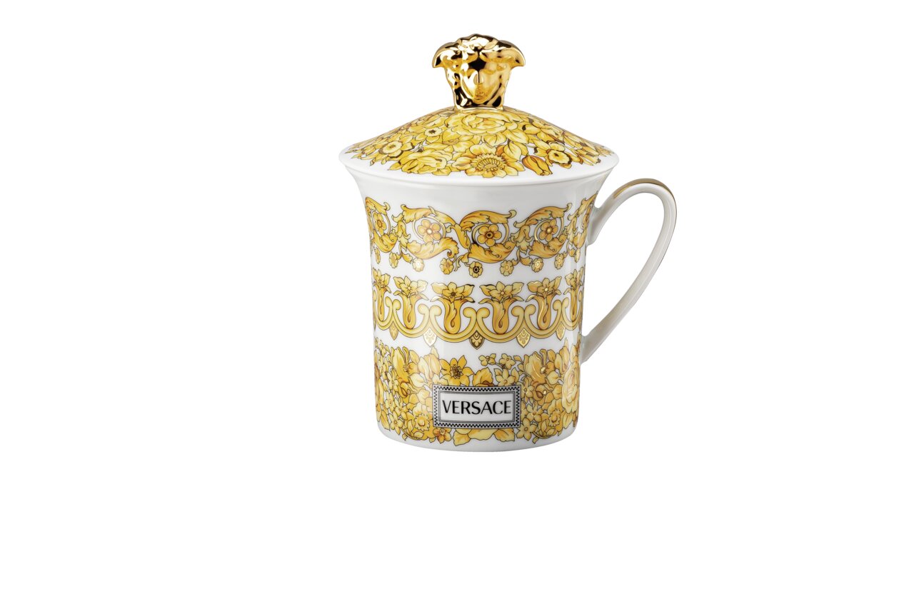 Versace Versace Medusa Rhapsody 30 Years Anniversary lidded mug front view