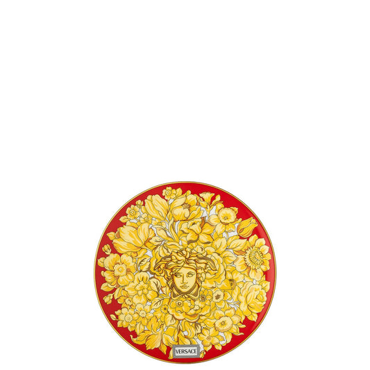 Versace Medusa Rhapsody Red Plate 17 cm – top view