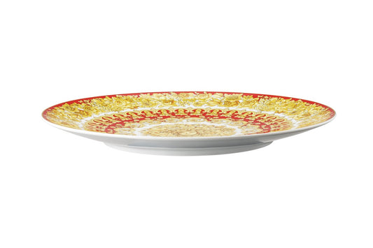 Versace Medusa Rhapsody Red Service Plate 33 cm – side view
