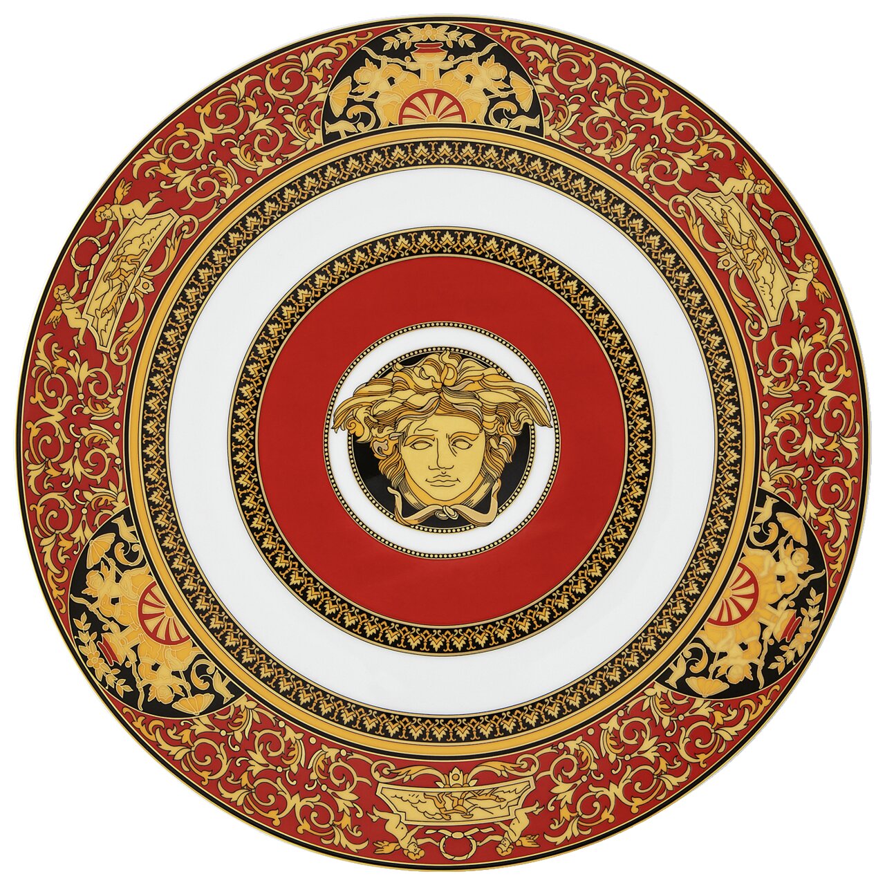 Versace Medusa Service Plate 33 cm – top view