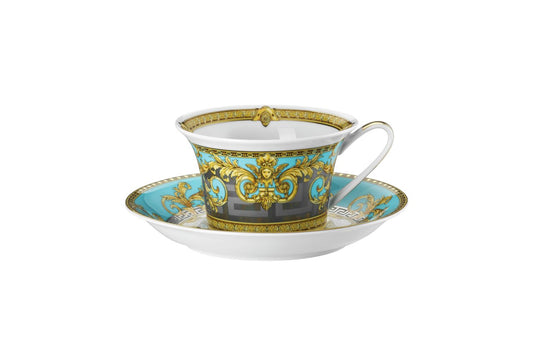 Versace Prestige Gala Bleu Cup/Saucer 4 low – front view