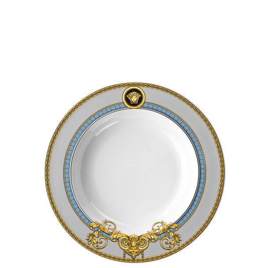 Versace Prestige Gala Bleu Plate 22 cm deep – front view