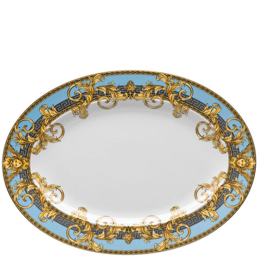 Versace Prestige Gala Bleu Platter 34 cm – front view