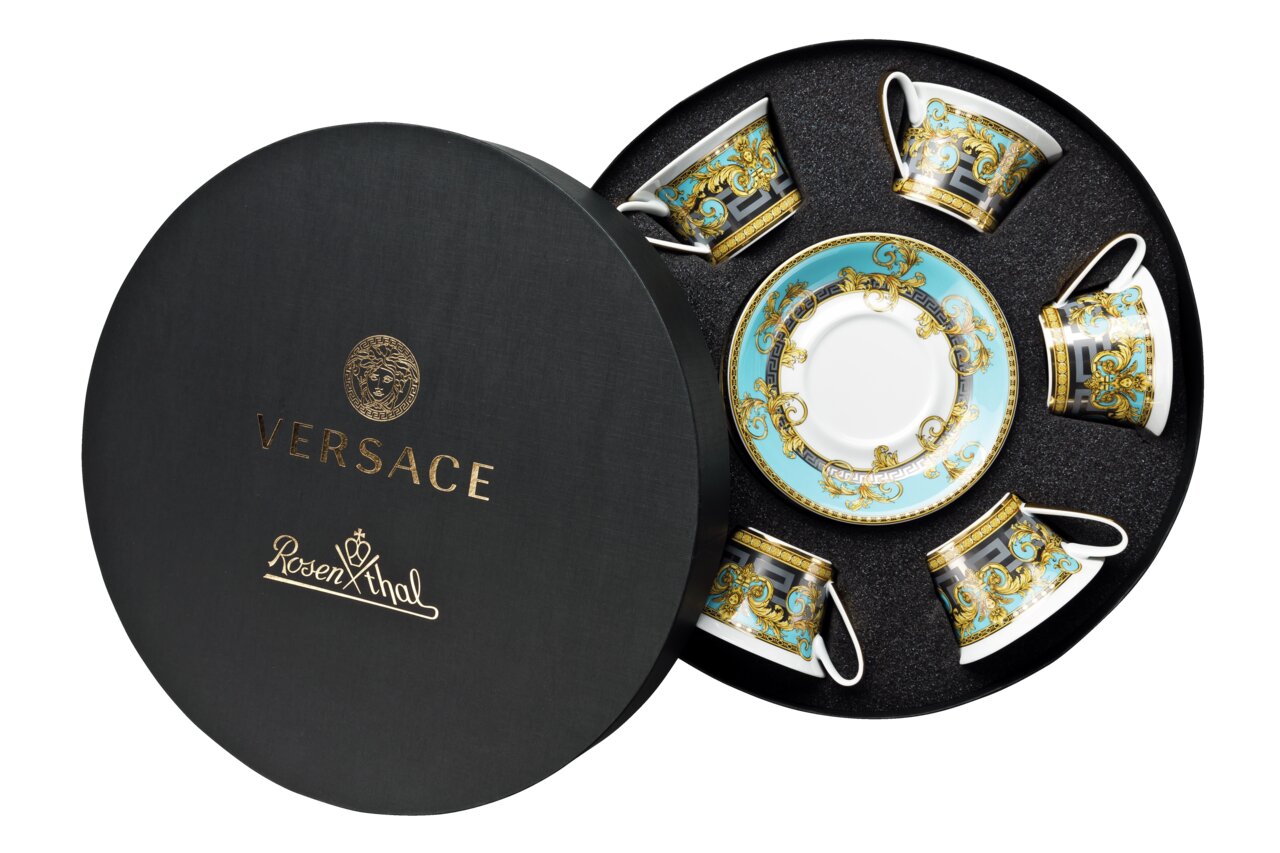 Versace Prestige Gala Bleu Set 6 c&s 4 low – front view