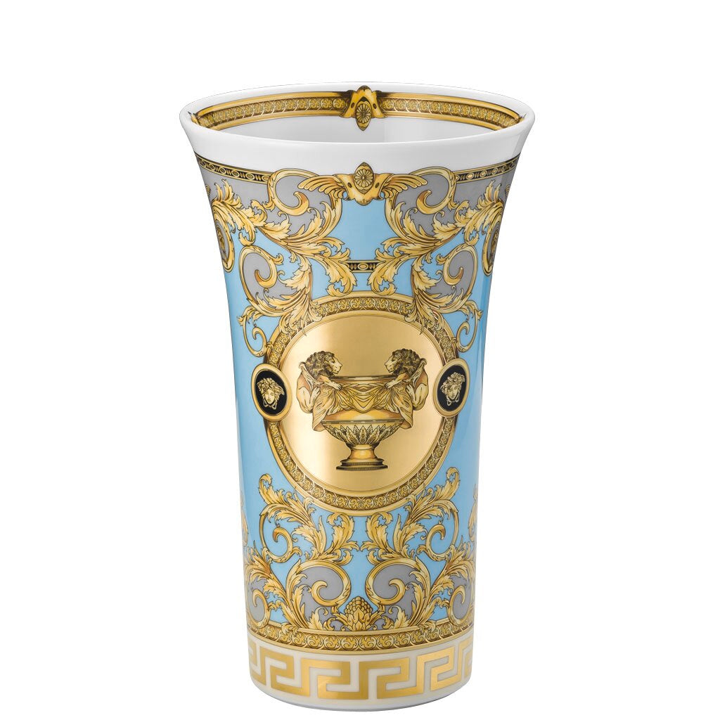 Versace Prestige Gala Bleu Vase 26 cm – front view