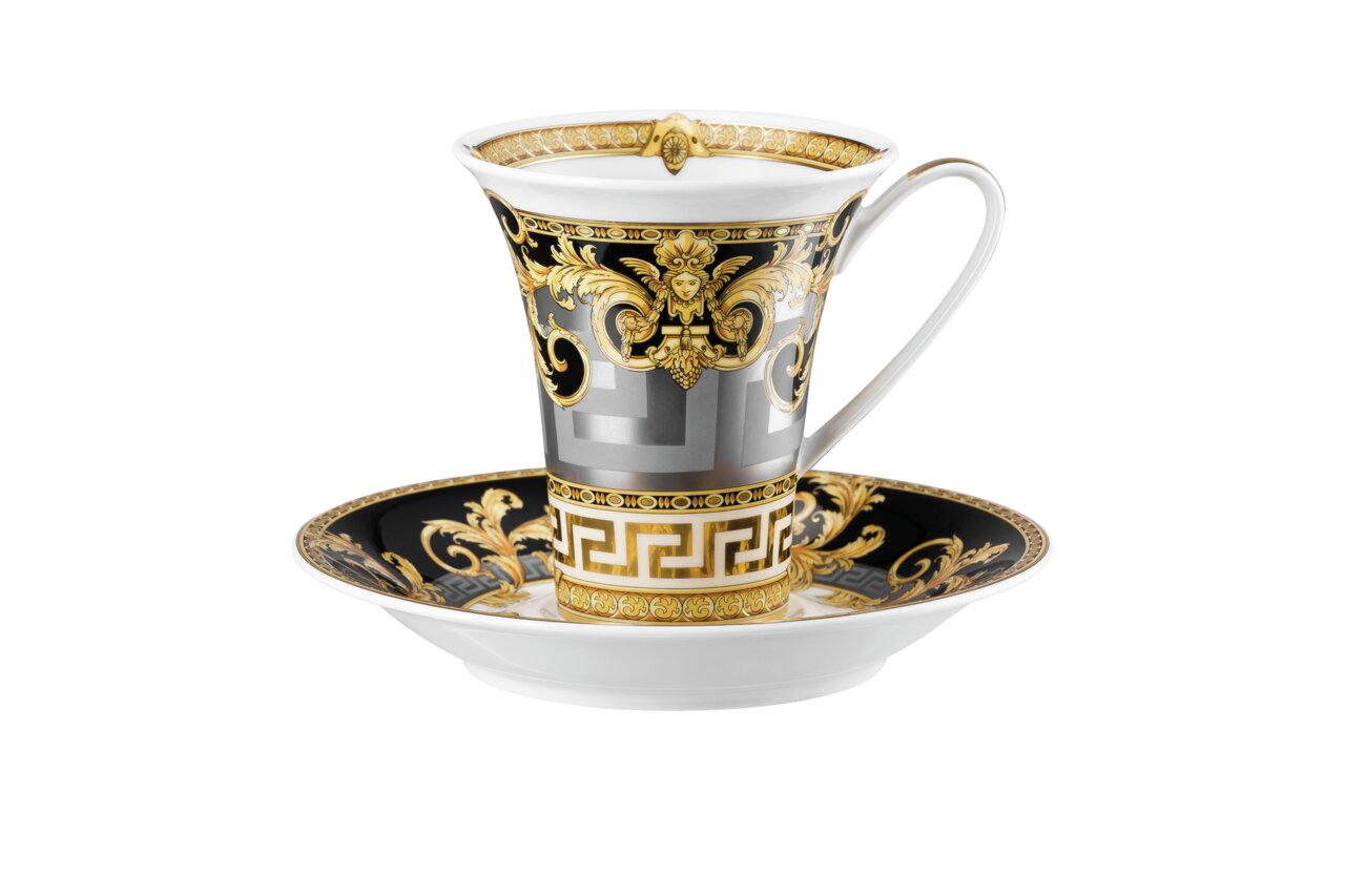 Versace Prestige Gala Cup/Saucer 4 tall – front view