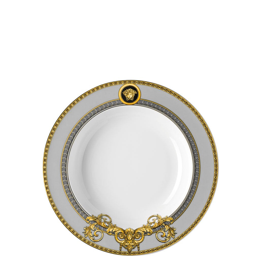 Versace Prestige Gala Plate – 22 cm Deep (Soup/Pasta Plate) – front view