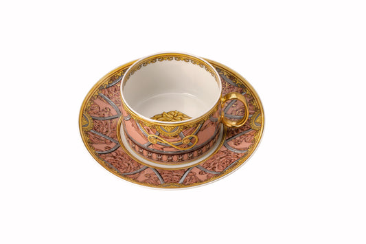 Versace Scala Palazzo Rosa Cup/Saucer 4 low – alternate view