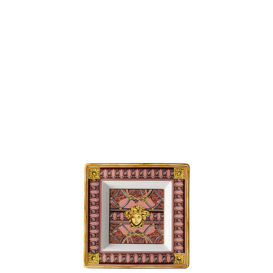 Versace Scala Palazzo Rosa Dish 14 cm – front view